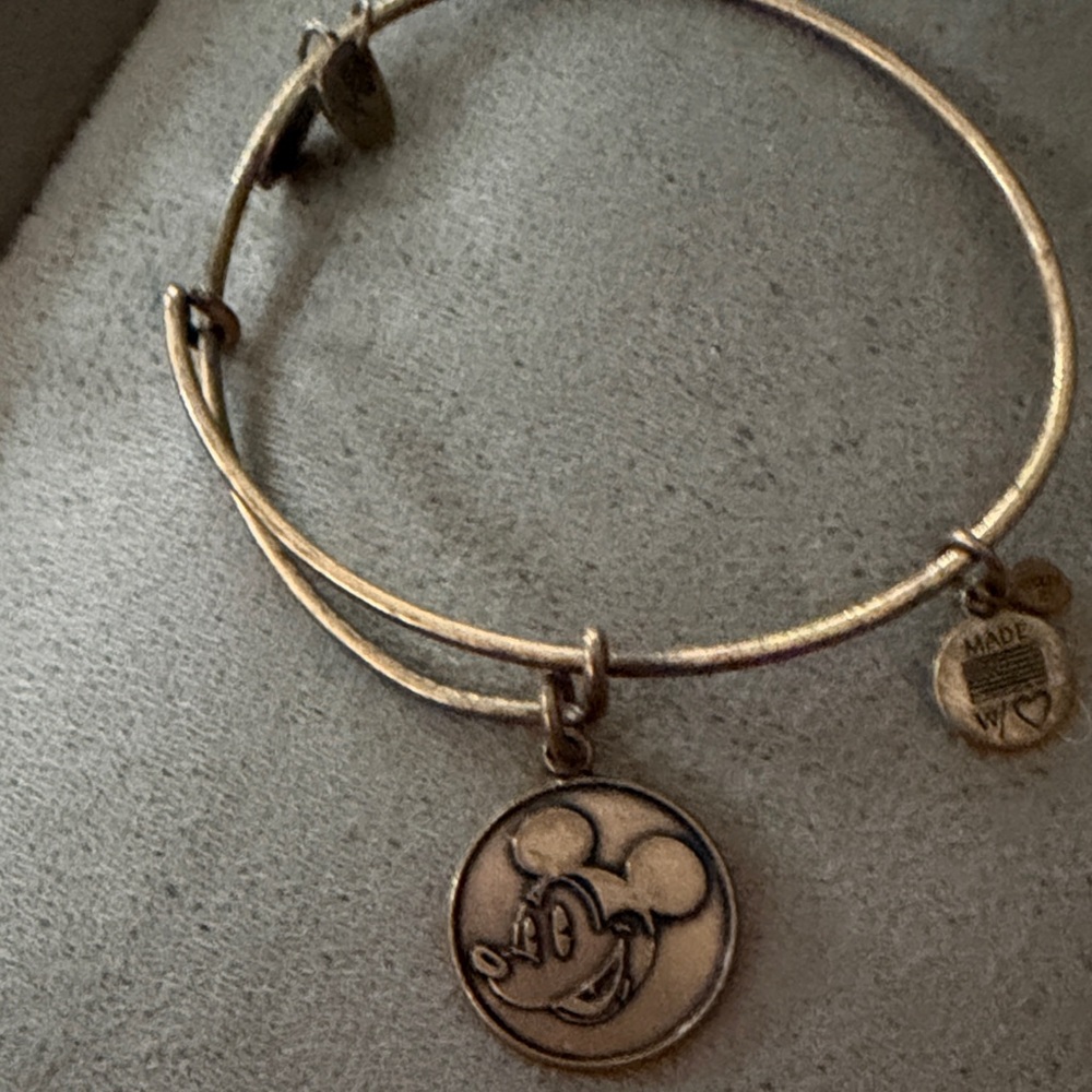 Alex and Ani Gold Mickey Mouse Bracelet Disney mickey mouse